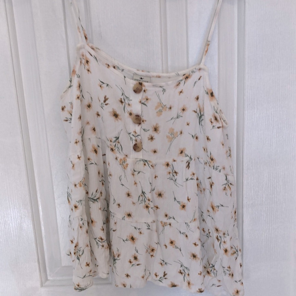 Cute linen like Tank top